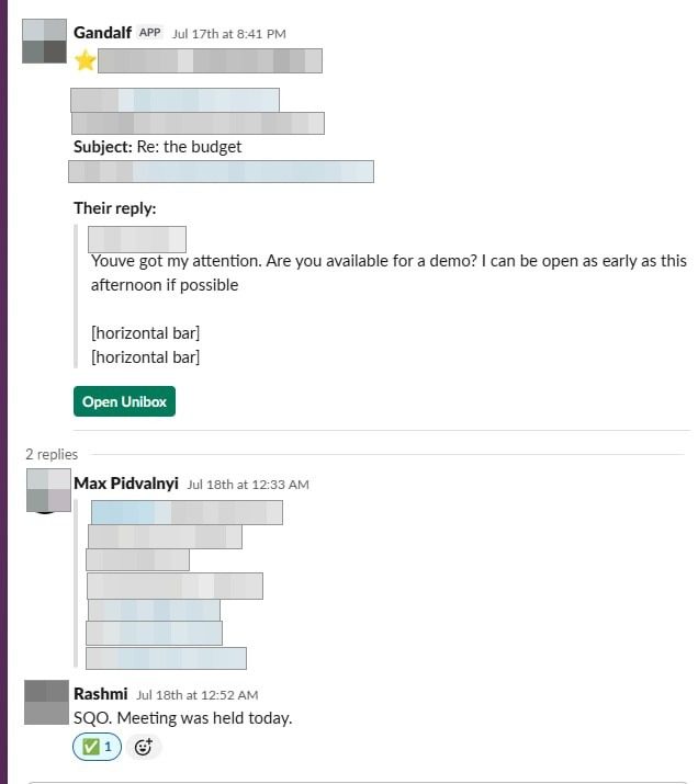 qualified opportunity confirmed